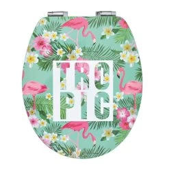 Abattant Les Fantaisies / Décorés Déclipsable Avec Frein De Chute Bois Compressé