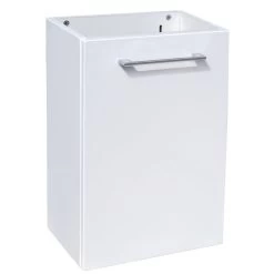 Meuble Lave-mains, Remix L.38.5 X H.58 X P.24 Cm, Blanc, Remix