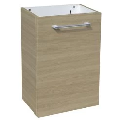 Meuble Lave-mains, Remix L.38.5 X H.58 X P.24 Cm, Effet Chêne Naturel, Remix