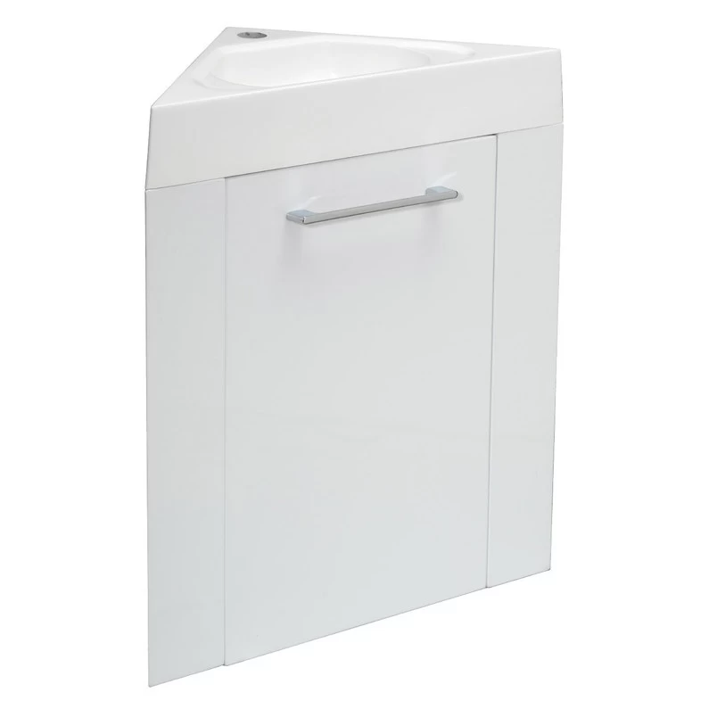 Meuble Lave-mains, Remix L.54 X H.67 X P.40 Cm, Blanc, Remix 1 Meuble Lave-mains, Remix L.54 X H.67 X P.40 Cm, Blanc, Remix