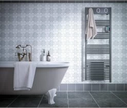 Sèche-serviettes électrique à Inertie Fluide SAUTER Marapi Gris Anthracite Gris