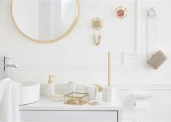 Boîte à Coton Gatsby Gold, Blanc 5 Boîte à Coton Gatsby Gold, Blanc -Salle De Bain Magasin 80176490 3 0 5841338 h 010000000000