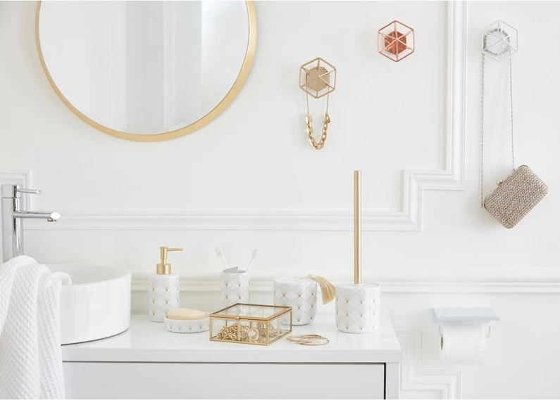 Boîte à Coton Gatsby Gold, Blanc 3 Boîte à Coton Gatsby Gold, Blanc – Image 3