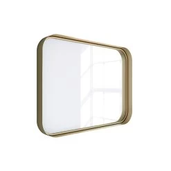 Miroir Non Lumineux Encadré L.80 X H.60 Cm, Or Vielli, RANDAL Kende