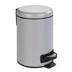 Poubelle De Salle De Bain Punto WENKO 3 L Gris