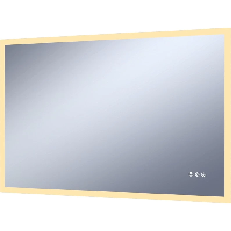 Miroir Lumineux Avec éclairage Intégré, L.105 X H.70 Cm Remelio 1 Miroir Lumineux Avec éclairage Intégré, L.105 X H.70 Cm Remelio