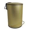 Poubelle De Salle De Bains 3 L Or SENSEA Joy