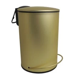 Poubelle De Salle De Bains 3 L Or SENSEA Joy