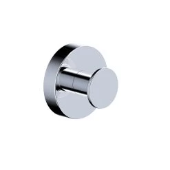 Crochet 1 Tête Chrome Style Moyen