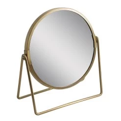 Miroir Grossissant X 2 Rond à Poser, H.16 X L.16 X P.8.5 Cm, Joy Dore