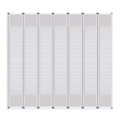 Pare-baignoire 7 Volets Pivotant Pliant H.140 X L.155 Cm