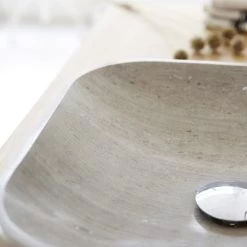 Vasque à Poser Marbre L.40 Gris Perseus -Salle De Bain Magasin 82021926 5 0 5806051 v 000010000000