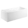 Tablier De Baignoire D’angle Blanc L.170 Fix Alu Tablier 70×80 Blanc, ALLIBERT