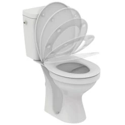 Pack WC à Poser Sortie Horizontale, Sans Bride Asolo, IDEAL STANDARD