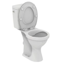 Pack WC à Poser Sortie Horizontale, Sans Bride Asolo, Surélevé, IDEAL STANDARD