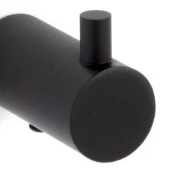 Patère 1 Tête Noir Tubo