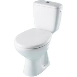 Pack WC à Poser Sortie Horizontale, Ouvert, SENSEA Essential