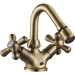 Mitigeur De Bidet Bronze Bronze, ROUSSEAU Retrosol