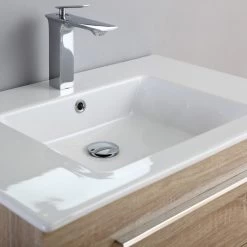 Meuble Salle De Bains 4 Pièces L.80 X H.54 X P.50 Cm, Bois Clair, Kiss All -Salle De Bain Magasin 82101914 3 0 5934206 v 000000000000