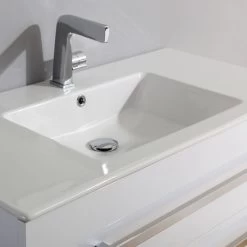 Meuble Salle De Bains 4 Pièces L.100 X H.68 X P.50 Cm, Blanc Brillant, Senso 8 Meuble Salle De Bains 4 Pièces L.100 X H.68 X P.50 Cm, Blanc Brillant, Senso -Salle De Bain Magasin 82101951 4 0 5938532 v 000000000000