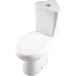 Pack WC à Poser Sortie Horizontale, Fermé Angle