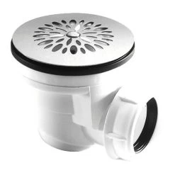 Bonde Pour Receveur De Douche Grille Inox , Diam.60 Mm, 0205002, NICOLL