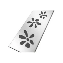 Grille Inox De Finition Douche, L.64.5 X L.5 Cm, GSICAN70F, NICOLL