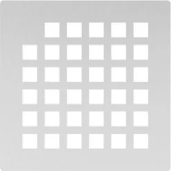 Grille Inox Pour Siphon Carré 10×10, NICOLL