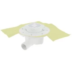 Siphon PVC + Cadre Et Grille 10 X 10, Sortie Horizontale, NICOLL