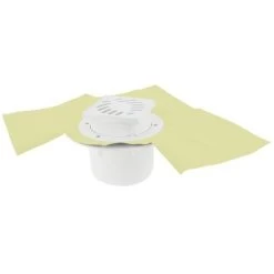 Siphon De Sol Verticale Grille PVC Pour Revêtement à Carreler, NICOLL