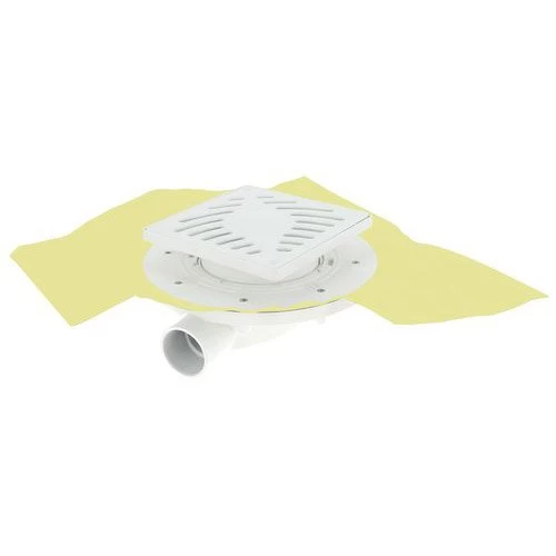 Siphon Gain De Place à Carreler 40 Mm + Natte, SFH15NP, NICOLL 1 Siphon Gain De Place à Carreler 40 Mm + Natte, SFH15NP, NICOLL