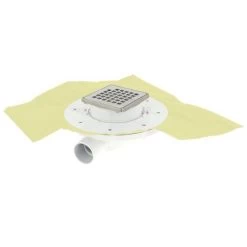 Siphon Gain De Place 40mm, Ajustable Cadre+grille 10×10 + Natte, NICOLL