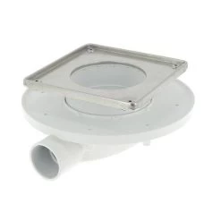 Siphon Gain De Place+cadre + Grille 15 X 15, SFH15I, NICOLL