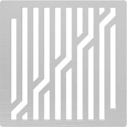 Grille Inox Pour Siphon, Design Ligne 10×10,GSICAX10IL, NICOLL