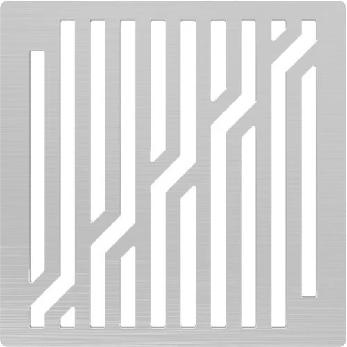 Grille Inox Pour Siphon, Design Ligne 10×10,GSICAX10IL, NICOLL 1 Grille Inox Pour Siphon, Design Ligne 10×10,GSICAX10IL, NICOLL