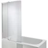 Pare-baignoire Pivotant, H.150 X L.94.8 Cm Malice