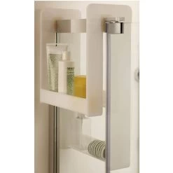 Etagère De Bain / Douche à Suspendre, Blanc, Malice