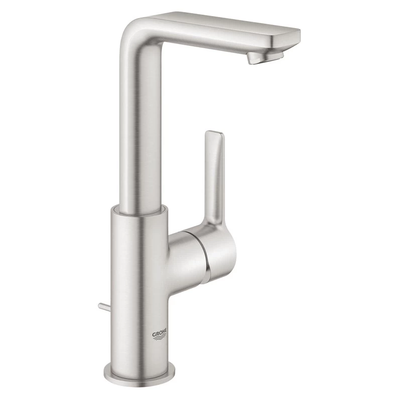 Mitigeur De Lavabo Argent Brillant, GROHE Lineare L Supersteel 1 Mitigeur De Lavabo Argent Brillant, GROHE Lineare L Supersteel