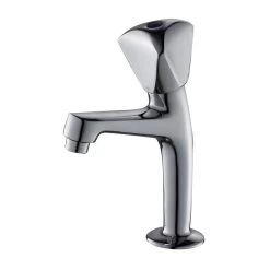 Robinet De Lave-mains Eau Froide Chromé Brillant ESSEBAGNO Luna Rob Lavemains Ha