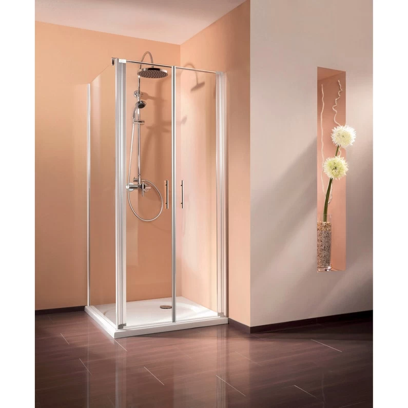 Porte De Douche Battante 70 Cm, Transparent, Fara Chromée 1 Porte De Douche Battante 70 Cm, Transparent, Fara Chromée