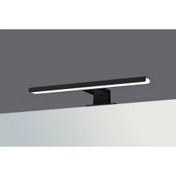 Spot Pour Miroir Avec éclairage Intégré, L.30 X H.4 Cm Parma Noir