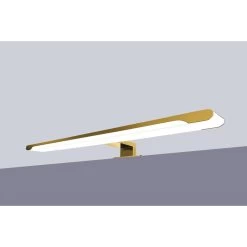 Spot Pour Miroir Avec éclairage Intégré, L.50 X H.4 Cm Fondi Doré