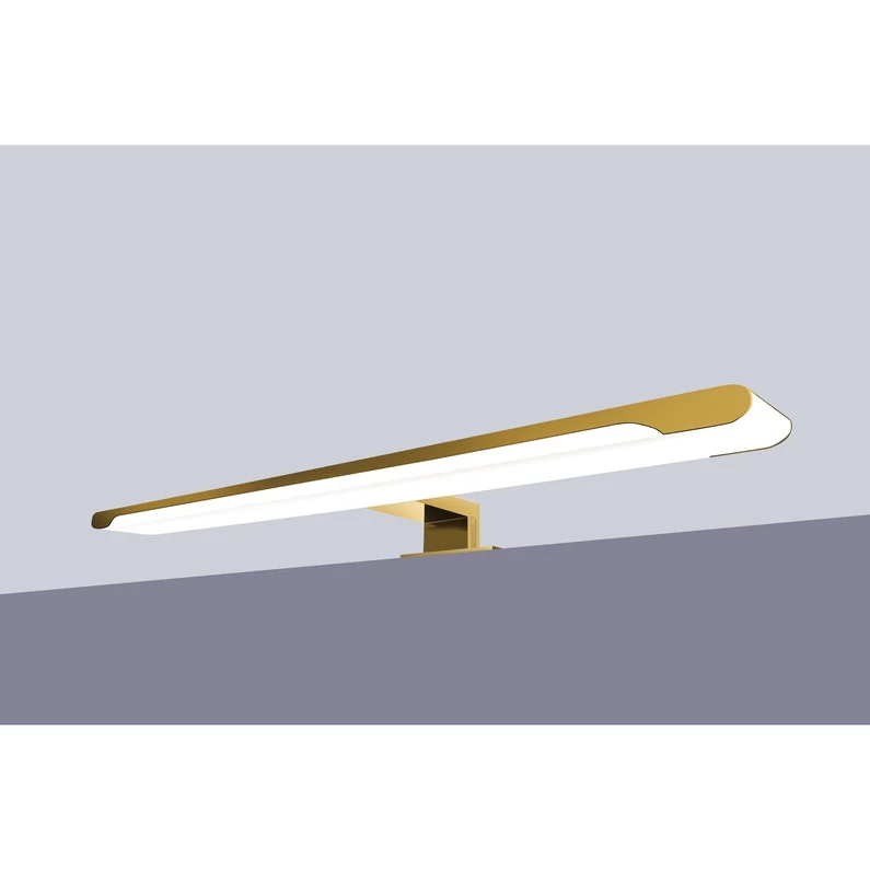 Spot Pour Miroir Avec éclairage Intégré, L.50 X H.4 Cm Fondi Doré 1 Spot Pour Miroir Avec éclairage Intégré, L.50 X H.4 Cm Fondi Doré