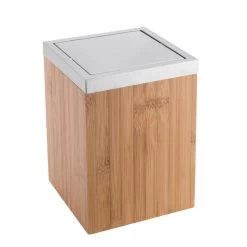 Poubelle De Salle De Bains 5 L Gris SENSEA Cottage