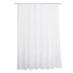 Rideau De Douche En Textile White N°0 L.240 X H.200 Cm, Happy SENSEA