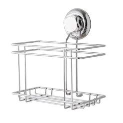 Panier De Bain / Douche à Ventouse, Gris, Bestlock