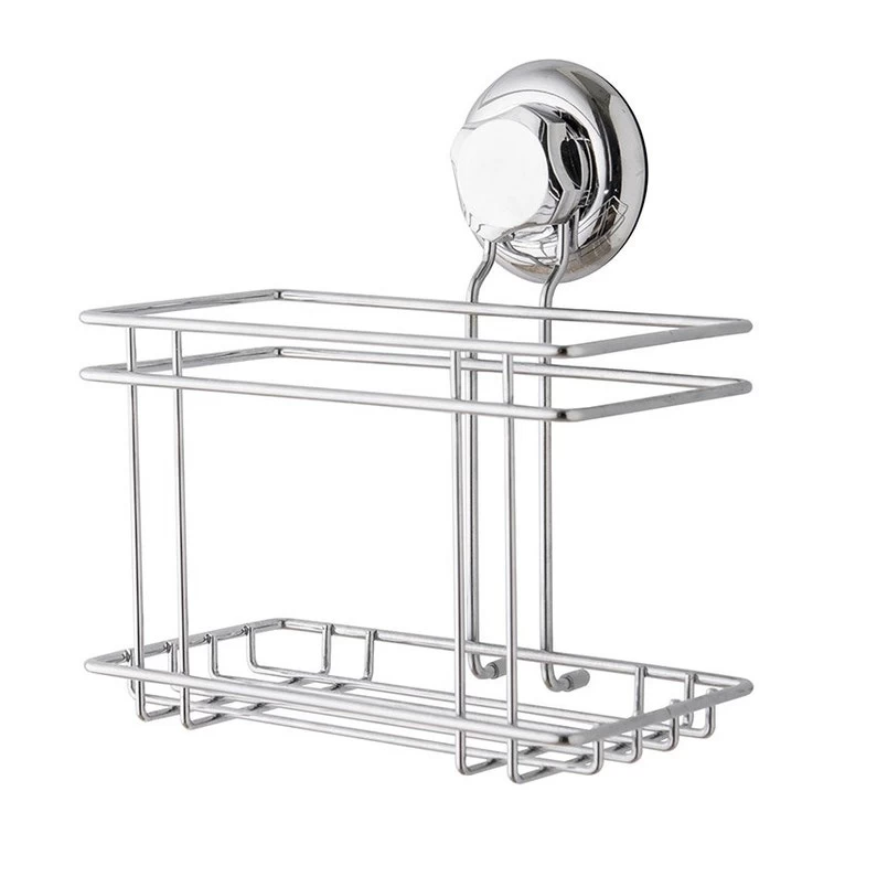 Panier De Bain / Douche à Ventouse, Gris, Bestlock 1 Panier De Bain / Douche à Ventouse, Gris, Bestlock