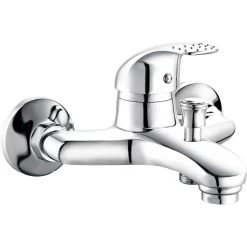 Mitigeur Mécanique De Baignoire Chromé Brillant, ROUSSEAU Tasman