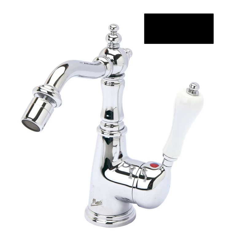Mitigeur De Bidet Noir Brillant, MARTI 1921 Majestic 1 Mitigeur De Bidet Noir Brillant, MARTI 1921 Majestic