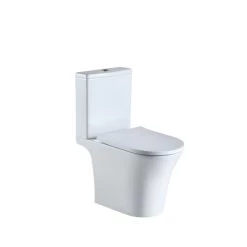 Pack WC à Poser Sortie Double, Sans Bride Lisso, SENSEA